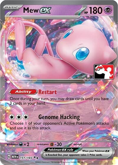 Image for Mew ex (151/165) (Prize Pack Series Cards) - Pokemon