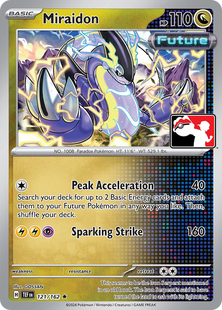 Image for Miraidon (121/162) (Prize Pack Series Cards) - Pokemon