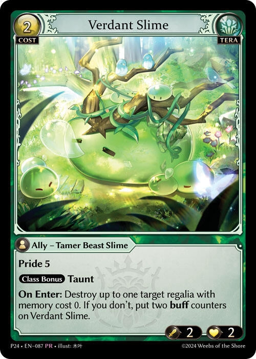 Image for Verdant Slime (087) (Promotional Cards) (P) - Grand Archive TCG