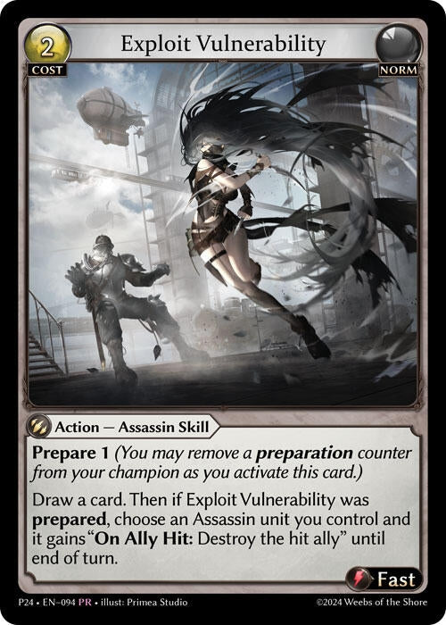 Image for Exploit Vulnerability (094) (Promotional Cards) (P) - Grand Archive TCG