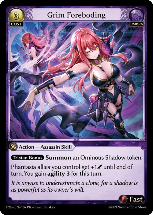 Image for Grim Foreboding (106) (Promotional Cards) (P) - Grand Archive TCG