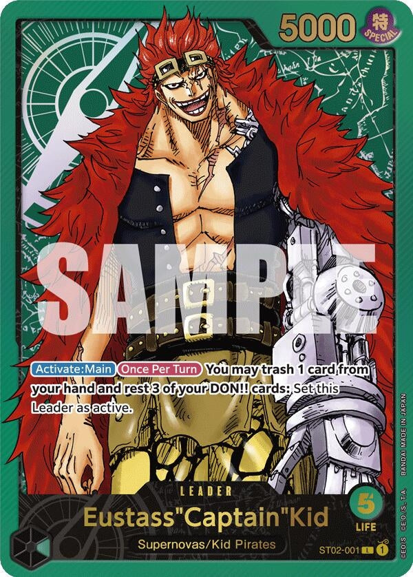 Image for Eustass"Captain"Kid (Premium Card Collection -Leader Collection-) (ST02-001) (One Piece Promotion Cards) (OP-PR) - One Piece Card Game