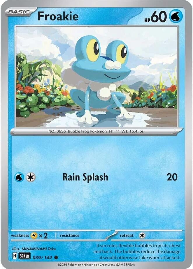 Image for Froakie (039/142) (SV07: Stellar Crown) - Pokemon