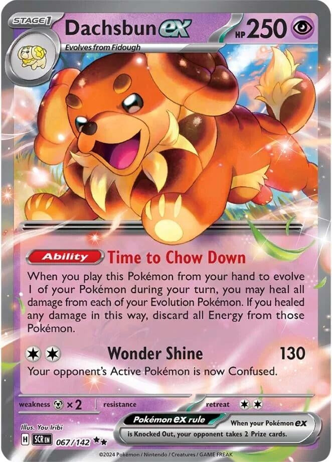 Image for Dachsbun ex (067/142) (SV07: Stellar Crown) - Pokemon