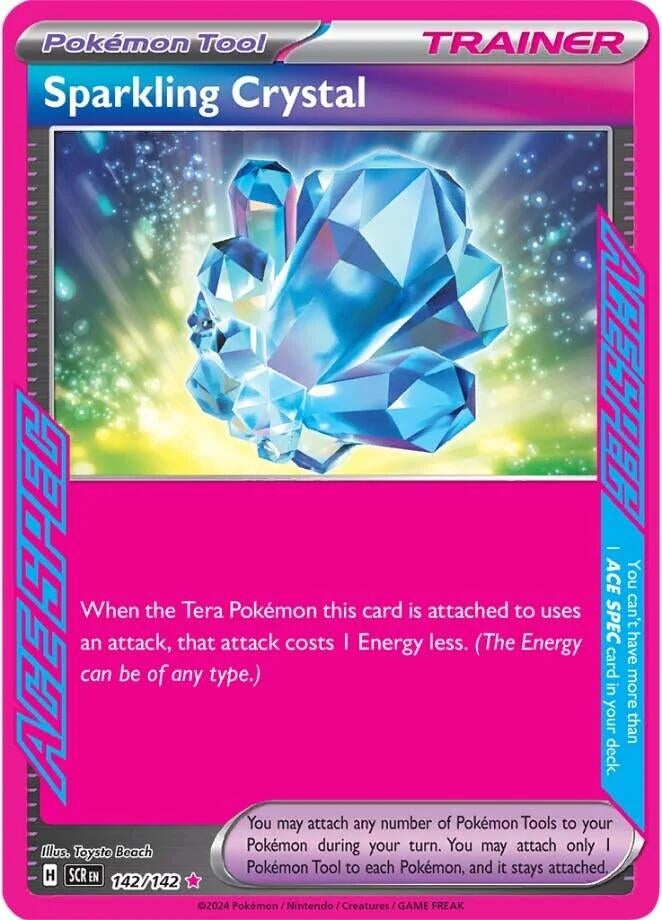 Image for Sparkling Crystal (142/142) (SV07: Stellar Crown) - Pokemon