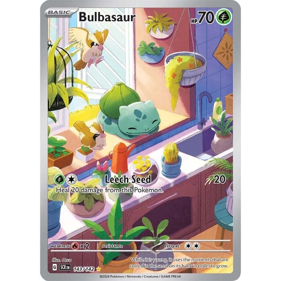Image for Bulbasaur (143/142) (SV07: Stellar Crown) - Pokemon