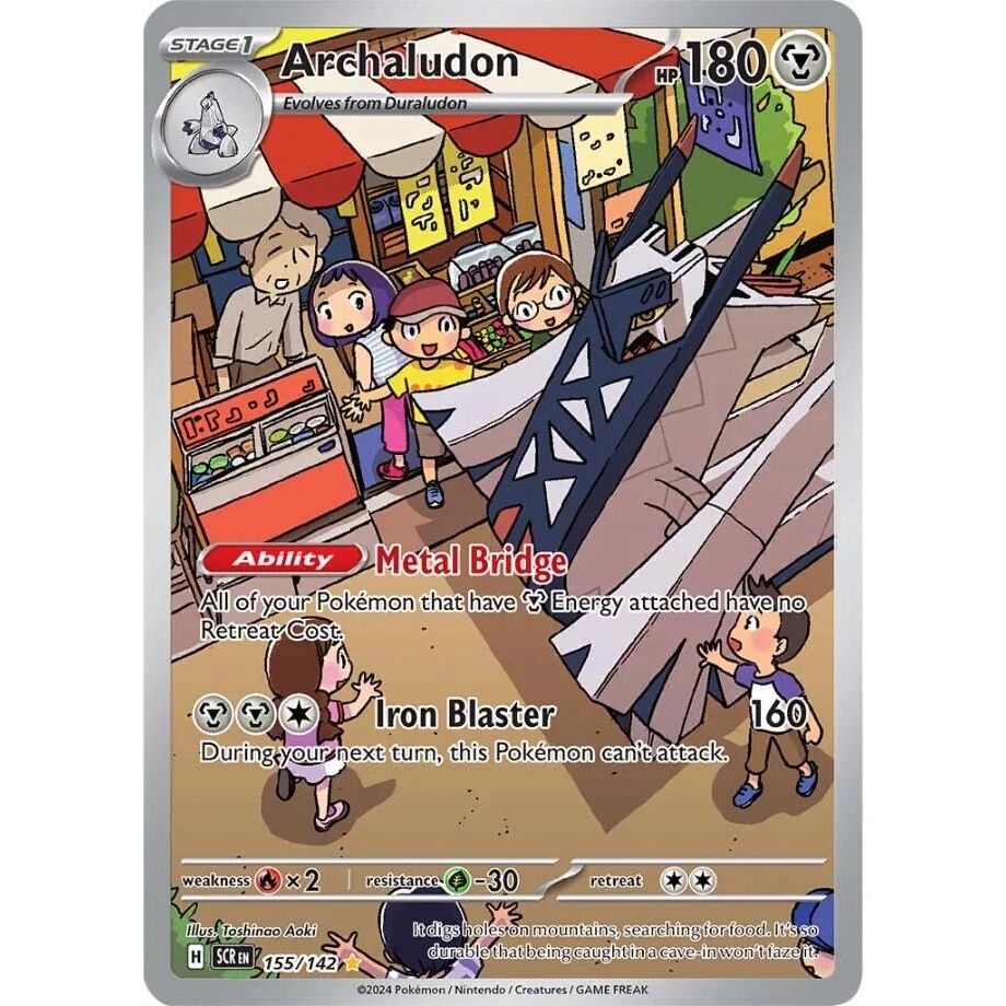 Image for Archaludon (155/142) (SV07: Stellar Crown) - Pokemon