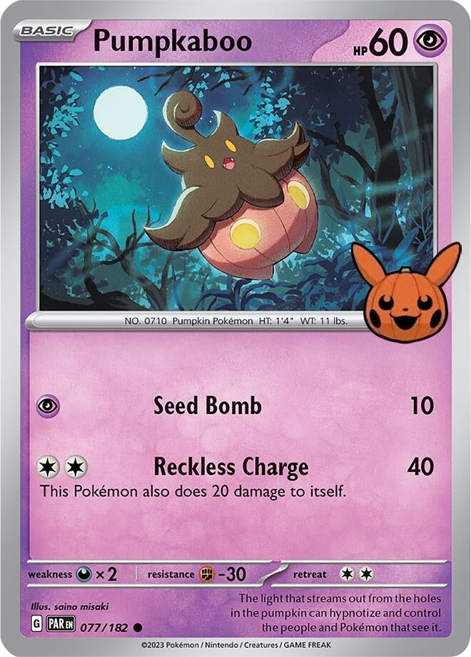 Image for Pumpkaboo (077/182) (Trick or Trade BOOster Bundle 2024) (TTBB24) - Pokemon