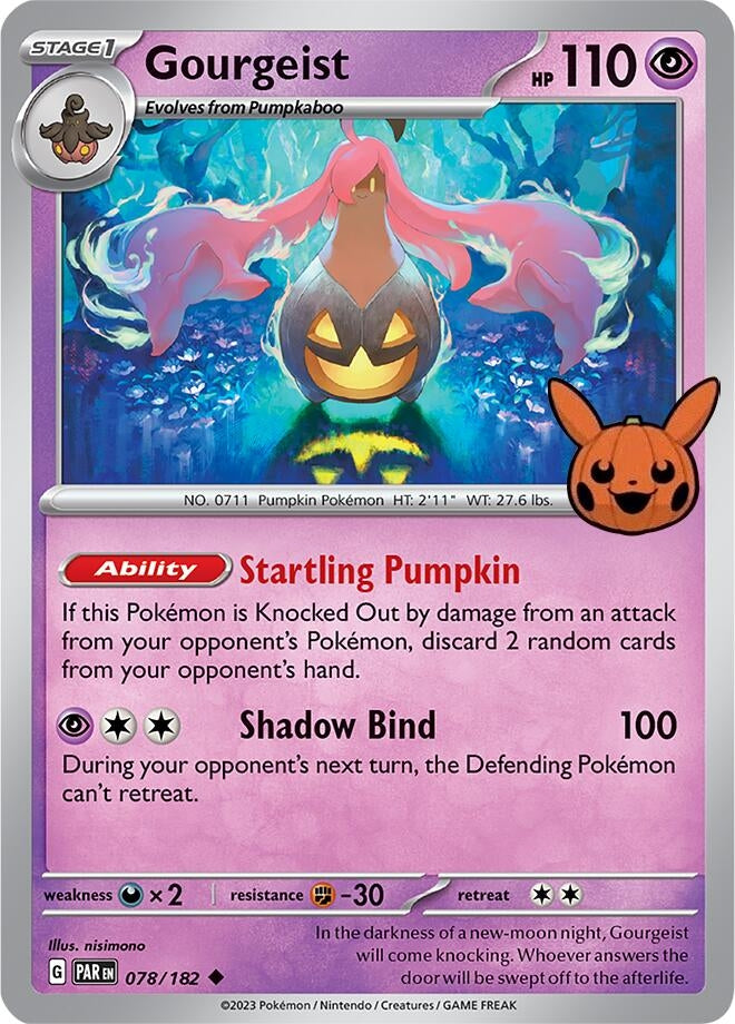 Image for Gourgeist (078/182) (Trick or Trade BOOster Bundle 2024) (TTBB24) - Pokemon