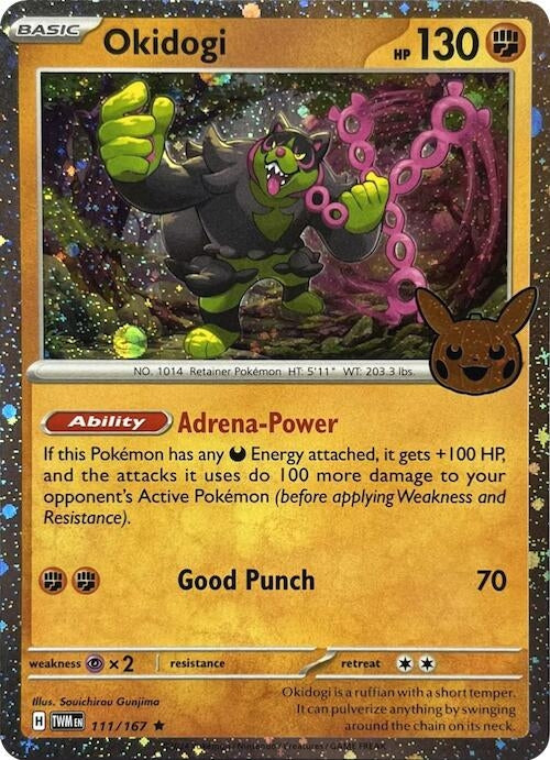 Image for Okidogi (Cosmos Holo) (111/167) (Trick or Trade BOOster Bundle 2024) (TTBB24) - Pokemon