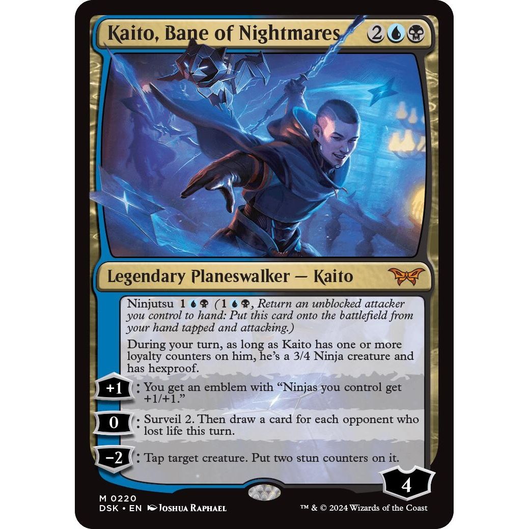 Kaito, Bane of Nightmares (220) (Duskmourn: House of Horror) - PokeBox USA