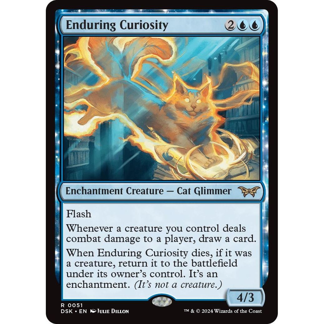 Enduring Curiosity (51) (Duskmourn: House of Horror) - PokeBox USA