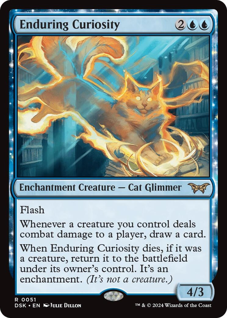 Enduring Curiosity (51) (Duskmourn: House of Horror) - PokeBox USA