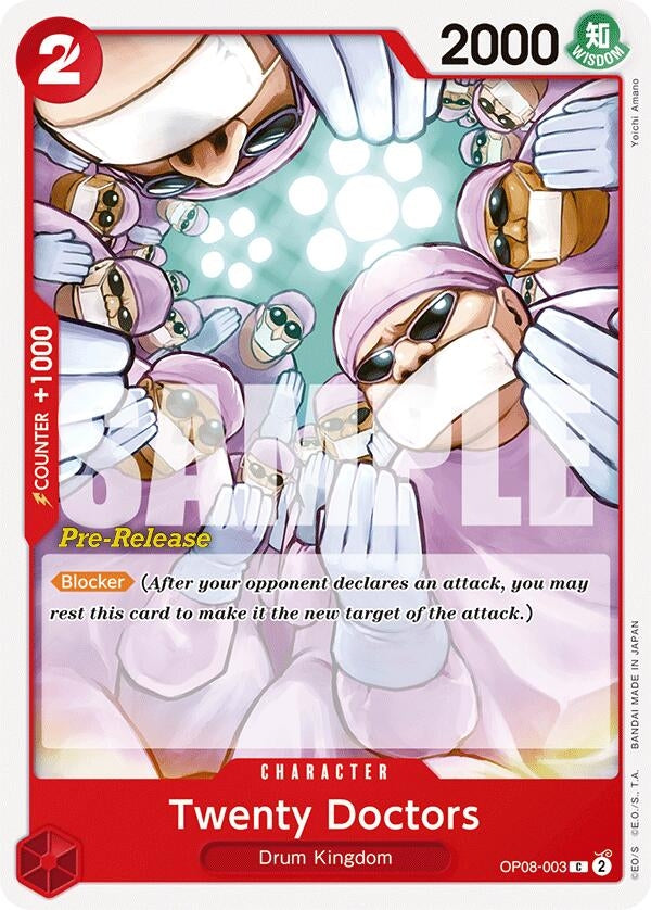 Image for Twenty Doctors (OP08-003) (Two Legends Pre-Release Cards) (OP08 PRE) - One Piece Card Game