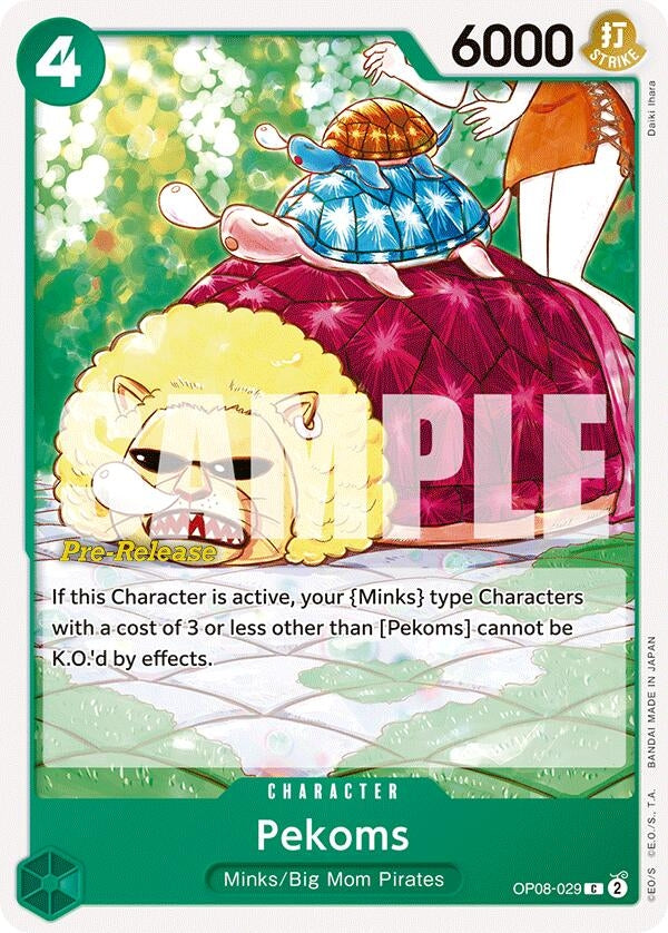 Image for Pekoms (OP08-029) (Two Legends Pre-Release Cards) (OP08 PRE) - One Piece Card Game