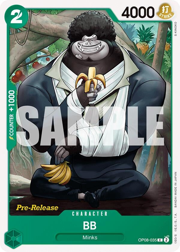 Image for BB (OP08-035) (Two Legends Pre-Release Cards) (OP08 PRE) - One Piece Card Game