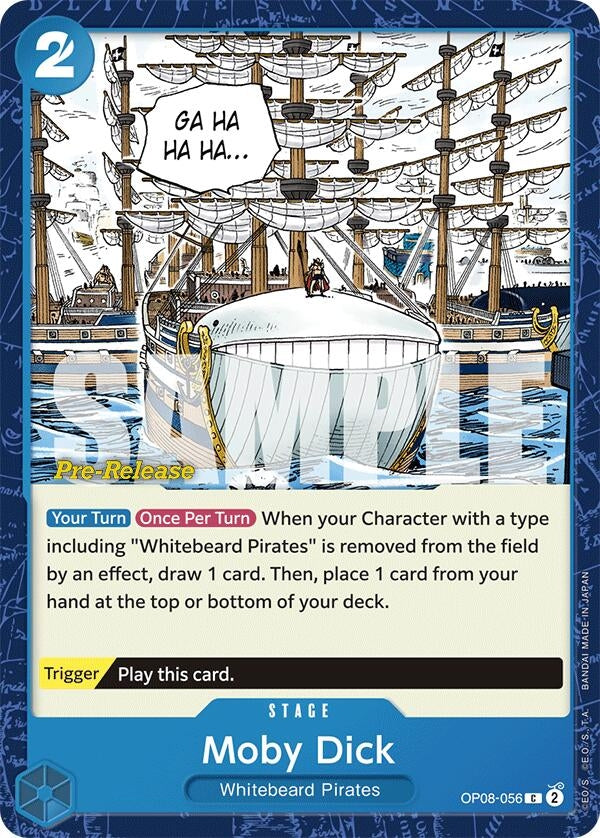 Image for Moby Dick (OP08-056) (Two Legends Pre-Release Cards) (OP08 PRE) - One Piece Card Game