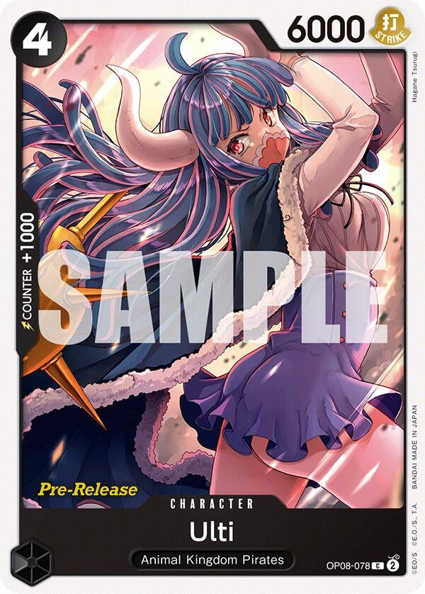 Image for Ulti (OP08-078) (Two Legends Pre-Release Cards) (OP08 PRE) - One Piece Card Game