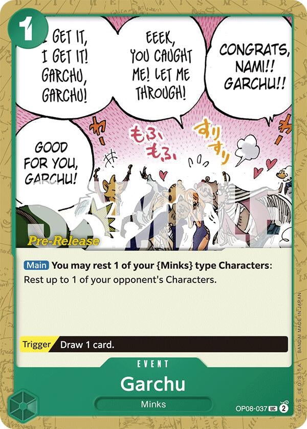 Image for Garchu (OP08-037) (Two Legends Pre-Release Cards) (OP08 PRE) - One Piece Card Game