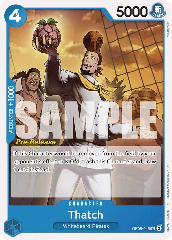 Image for Thatch (OP08-045) (Two Legends Pre-Release Cards) (OP08 PRE) - One Piece Card Game