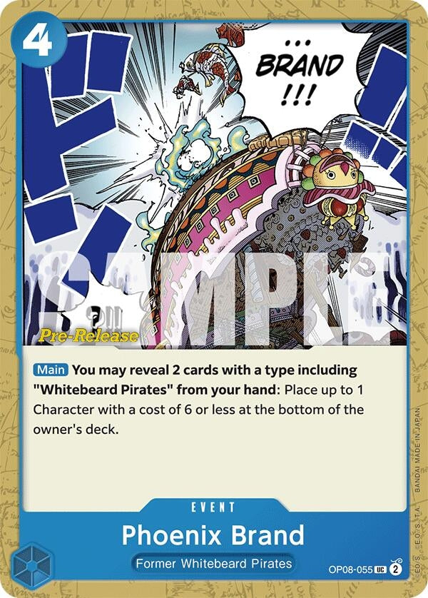 Image for Phoenix Brand (OP08-055) (Two Legends Pre-Release Cards) (OP08 PRE) - One Piece Card Game