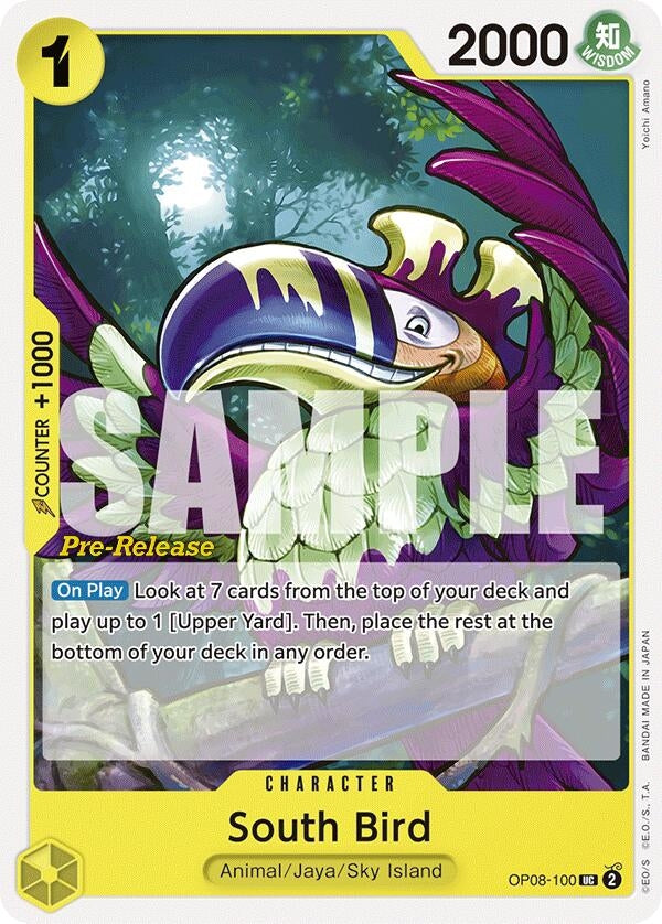 Image for South Bird (OP08-100) (Two Legends Pre-Release Cards) (OP08 PRE) - One Piece Card Game