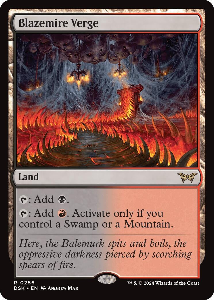 Blazemire Verge (256) (Duskmourn: House of Horror)