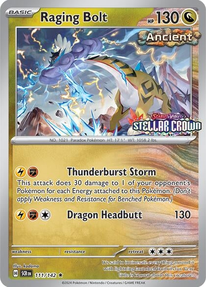 Image for Raging Bolt (Cosmo Holo) (Best Buy) (111/142) (Miscellaneous Cards & Products) (MCAP) - Pokemon
