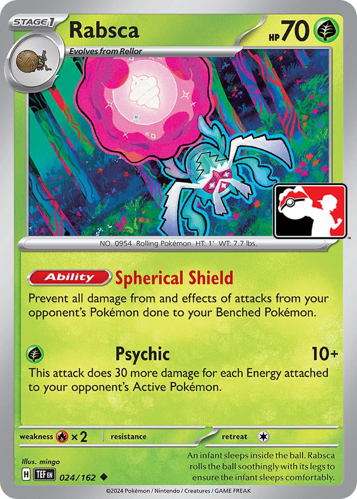 Image for Rabsca (024/162) (Prize Pack Series Cards) - Pokemon