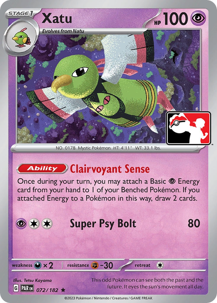 Image for Xatu (072/182) (Prize Pack Series Cards) - Pokemon