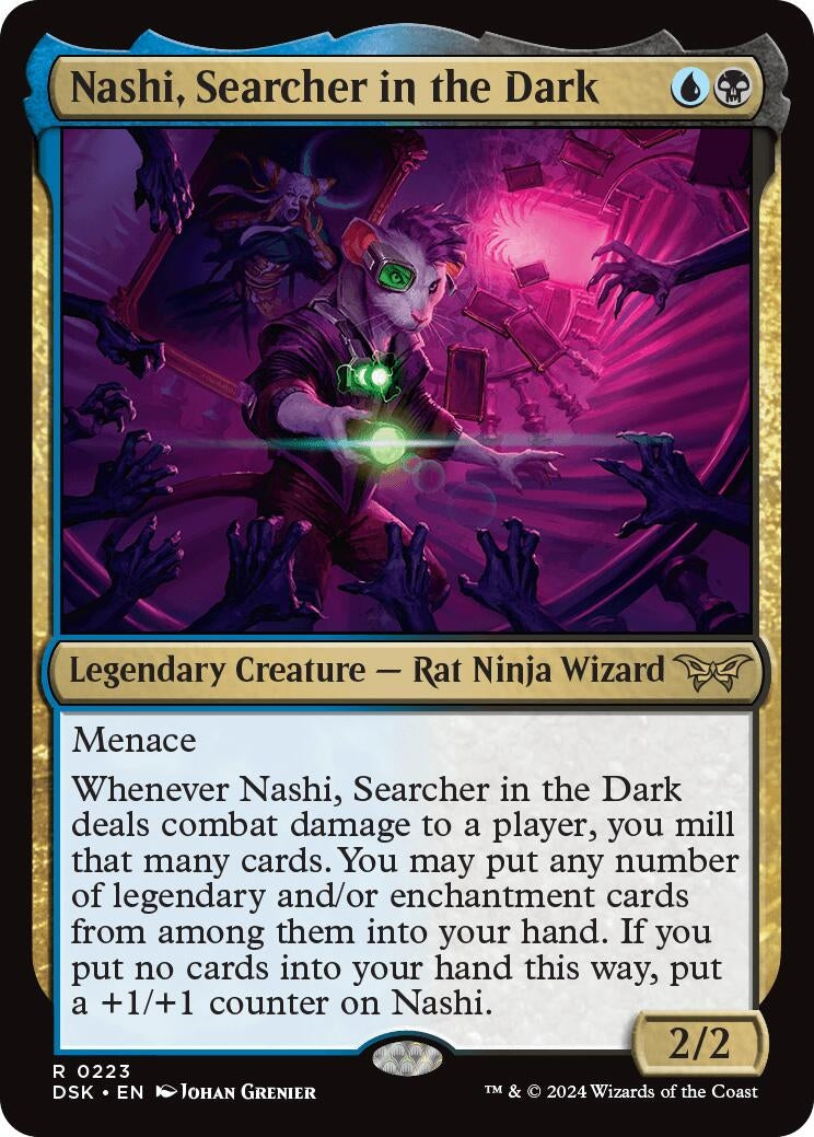 Nashi, Searcher in the Dark (223) (Duskmourn: House of Horror)
