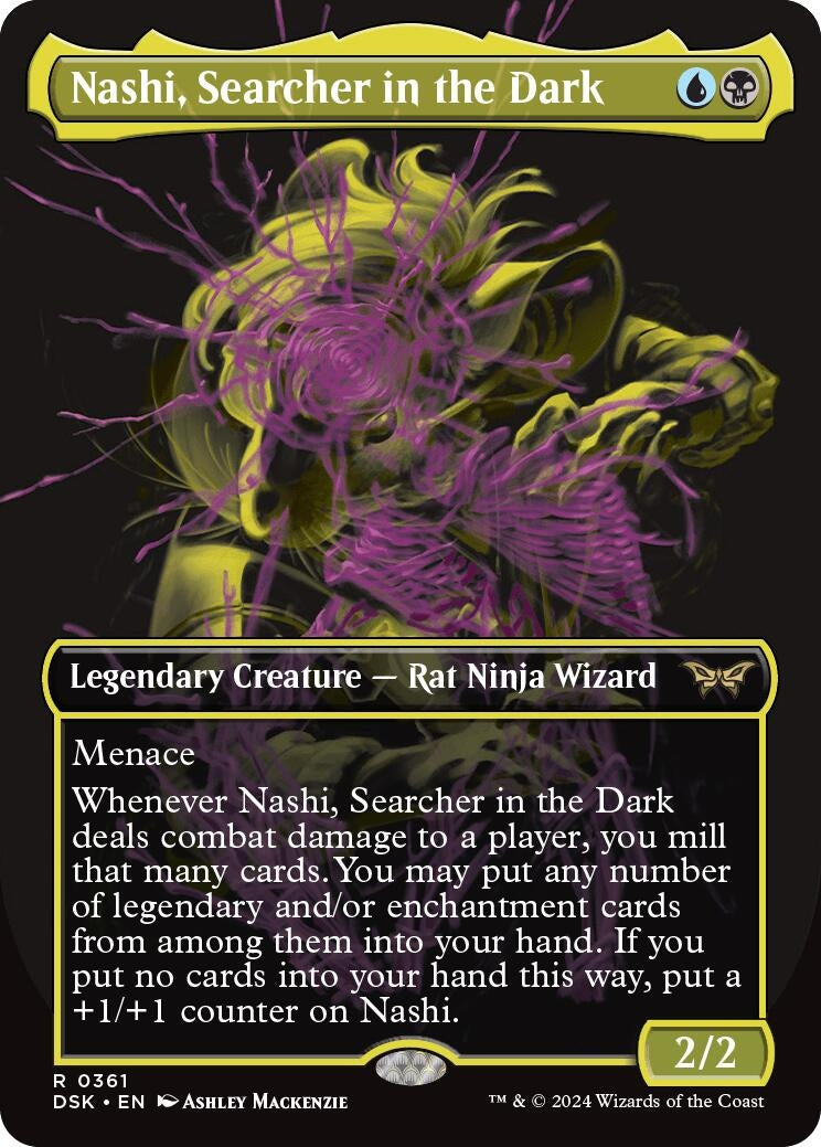 Nashi, Searcher in the Dark (Showcase) (361) (Duskmourn: House of Horror)