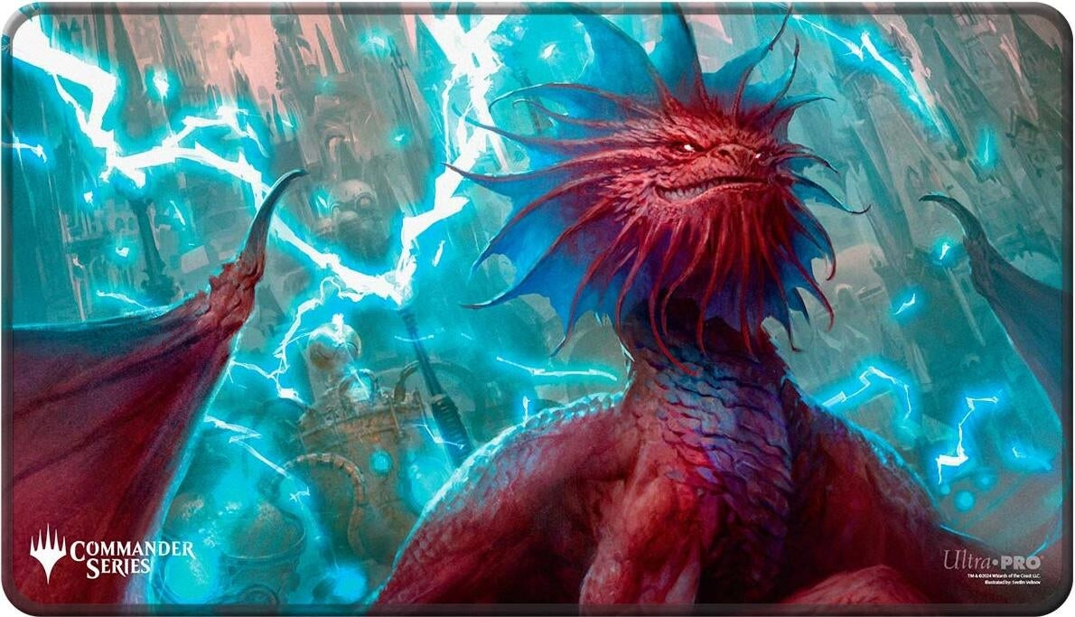 Image for Commander Series Black-Stitched Playmat for Magic: The Gathering - Niv-Mizzet (Fan Vote) - Playmats