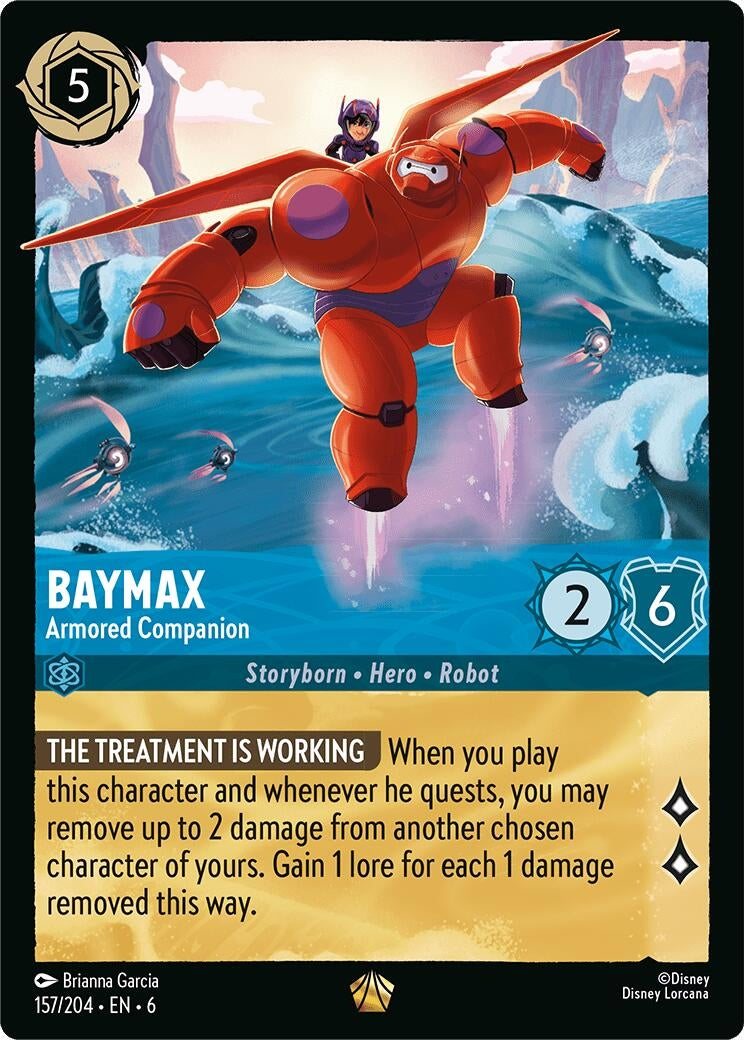 Image for Baymax - Armored Companion (157/204) (Azurite Sea) (6) - Disney Lorcana