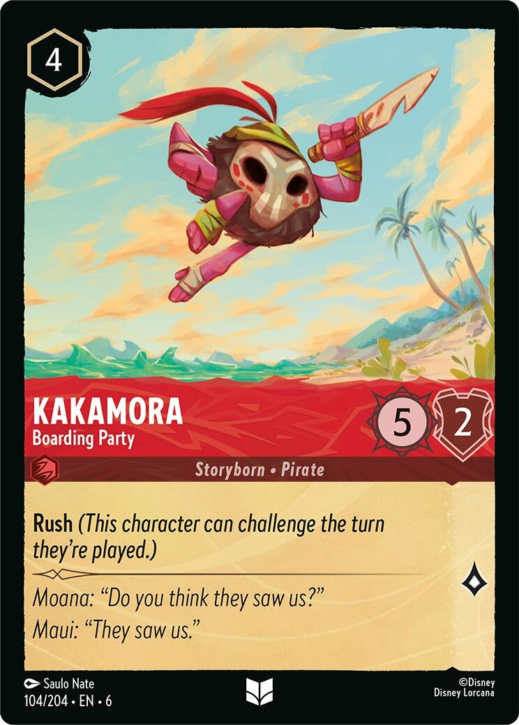 Image for Kakamora - Boarding Party (104/204) (Azurite Sea) (6) - Disney Lorcana