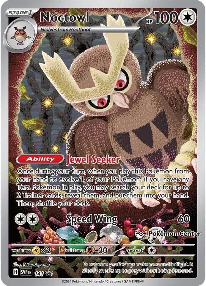 Image for Noctowl - 141 (Pokemon Center Exclusive) (141) (SV: Scarlet & Violet Promo Cards) (SVP) - Pokemon