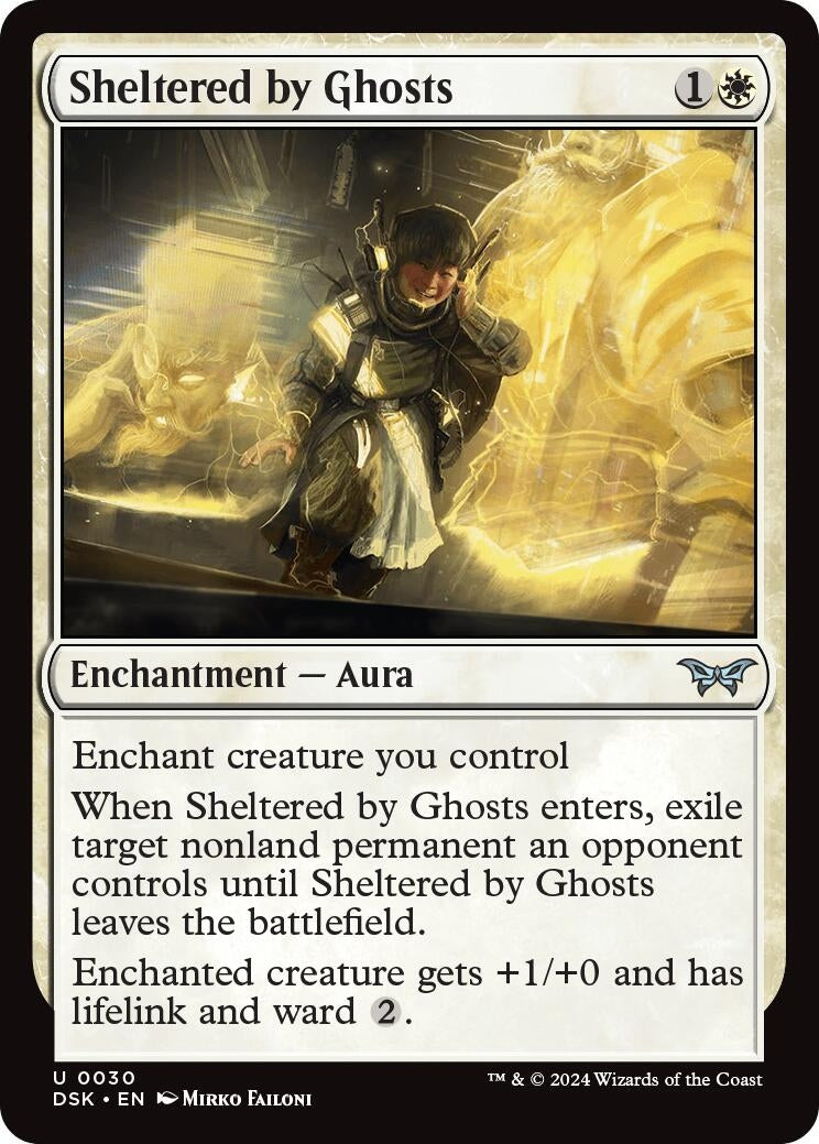 Sheltered by Ghosts (30) (Duskmourn: House of Horror)