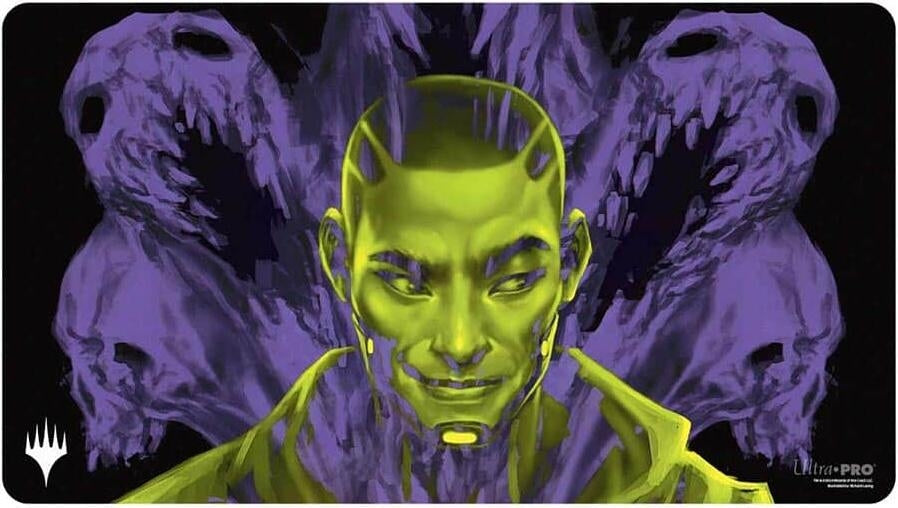Image for Duskmourn Playmat for Magic: The Gathering - Alt Art Key Character PW (Kaito, Bane of Nightmares - Double Exposure Alt) - Playmats