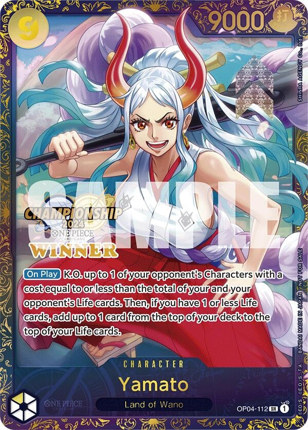 Image for Yamato (Championship 2024 Finals Winner) (OP04-112) (One Piece Promotion Cards) (OP-PR) - One Piece Card Game
