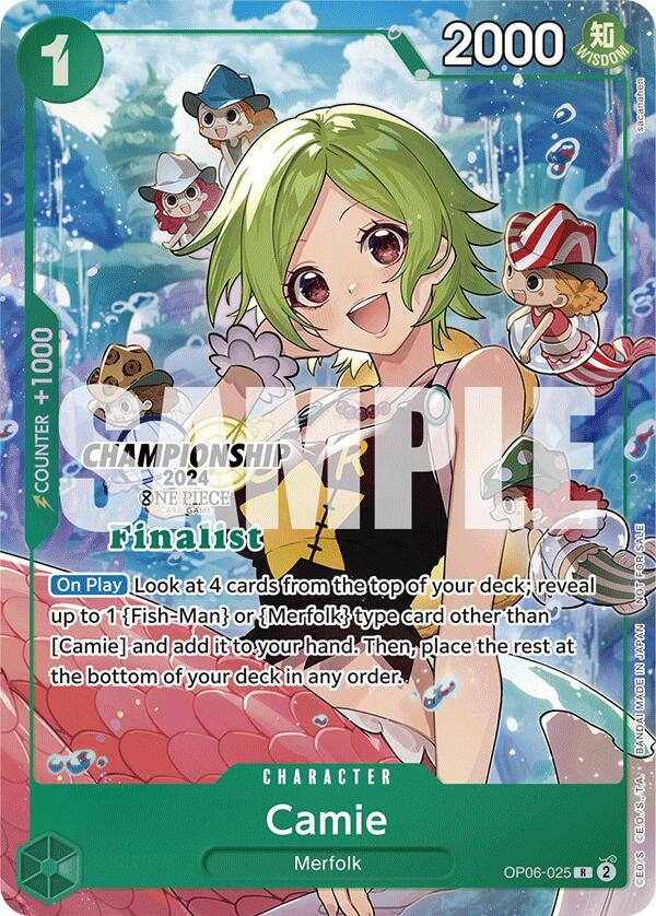 Image for Camie (Championship 2024 Finalist Card Set) (OP06-025) (One Piece Promotion Cards) (OP-PR) - One Piece Card Game
