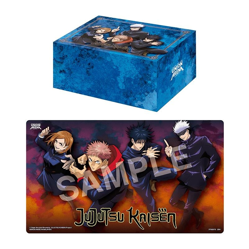 Image for Union Arena Playmat & Half Storage Box Set: Jujutsu Kaisen - Playmats