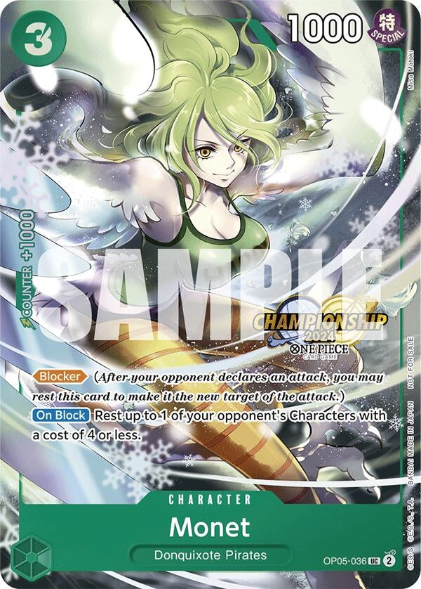 Image for Monet (CS 2024 Event Pack) (OP05-036) (One Piece Promotion Cards) (OP-PR) - One Piece Card Game