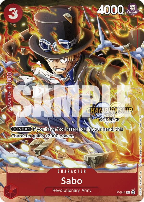 Image for Sabo (CS 2024 Event Pack) (P-044) (One Piece Promotion Cards) (OP-PR) - One Piece Card Game