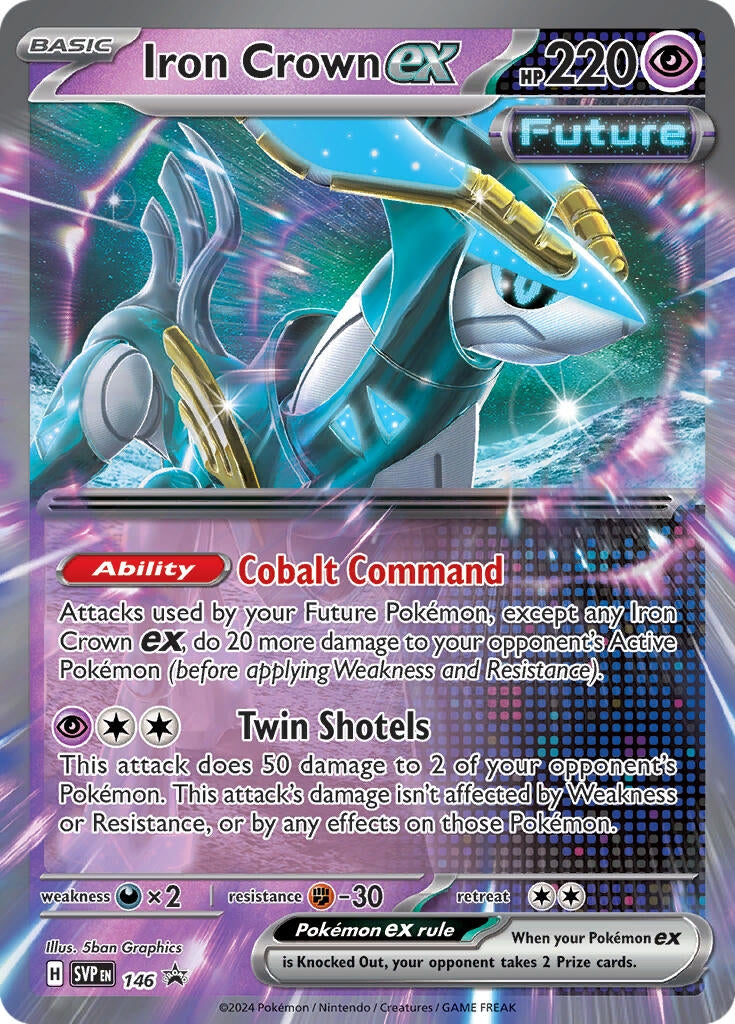 Image for Iron Crown ex - 146 (146) (SV: Scarlet & Violet Promo Cards) (SVP) - Pokemon