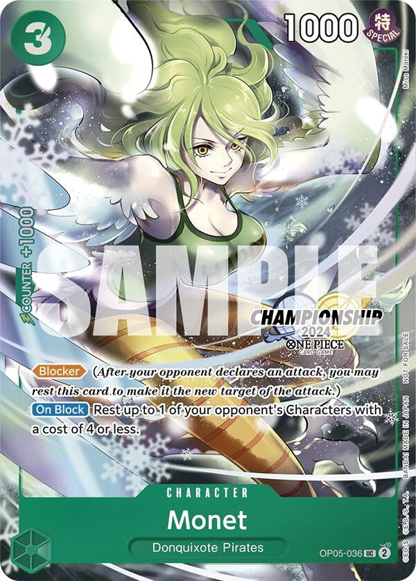 Image for Monet (CS 2024 Event Pack Finalist) (OP05-036) (One Piece Promotion Cards) (OP-PR) - One Piece Card Game