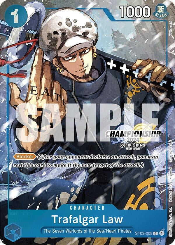 Image for Trafalgar Law - ST03-008 (CS 2024 Event Pack Finalist) (ST03-008) (One Piece Promotion Cards) (OP-PR) - One Piece Card Game