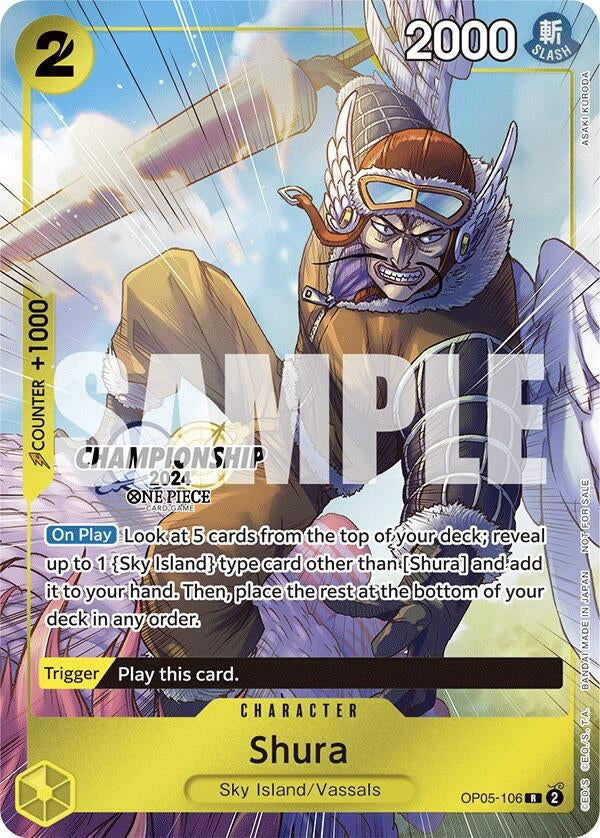 Image for Shura (CS 2024 Celebration Pack) (OP05-106) (One Piece Promotion Cards) (OP-PR) - One Piece Card Game
