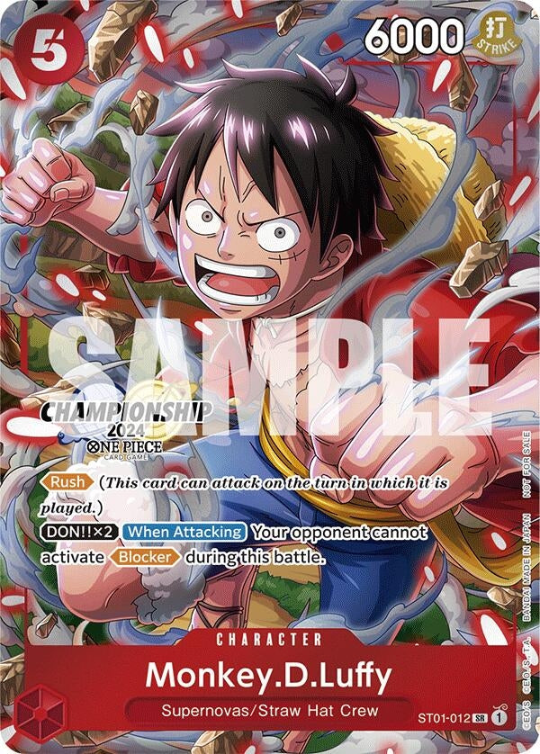 Image for Monkey.D.Luffy (CS 2024 Celebration Pack) (ST01-012) (One Piece Promotion Cards) (OP-PR) - One Piece Card Game