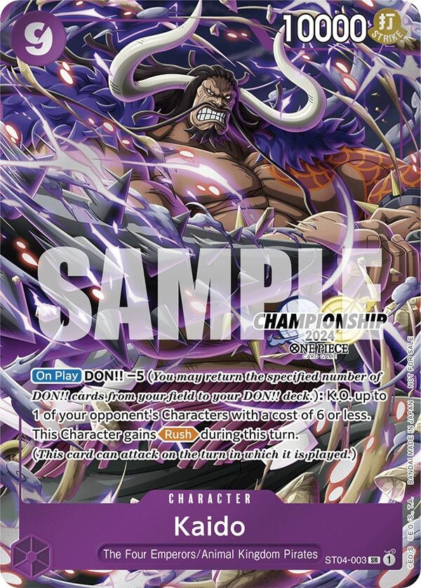 Image for Kaido (CS 2024 Celebration Pack) (ST04-003) (One Piece Promotion Cards) (OP-PR) - One Piece Card Game