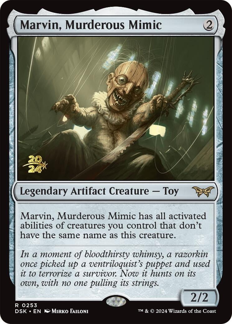 Marvin, Murderous Mimic (253) (Prerelease Cards)